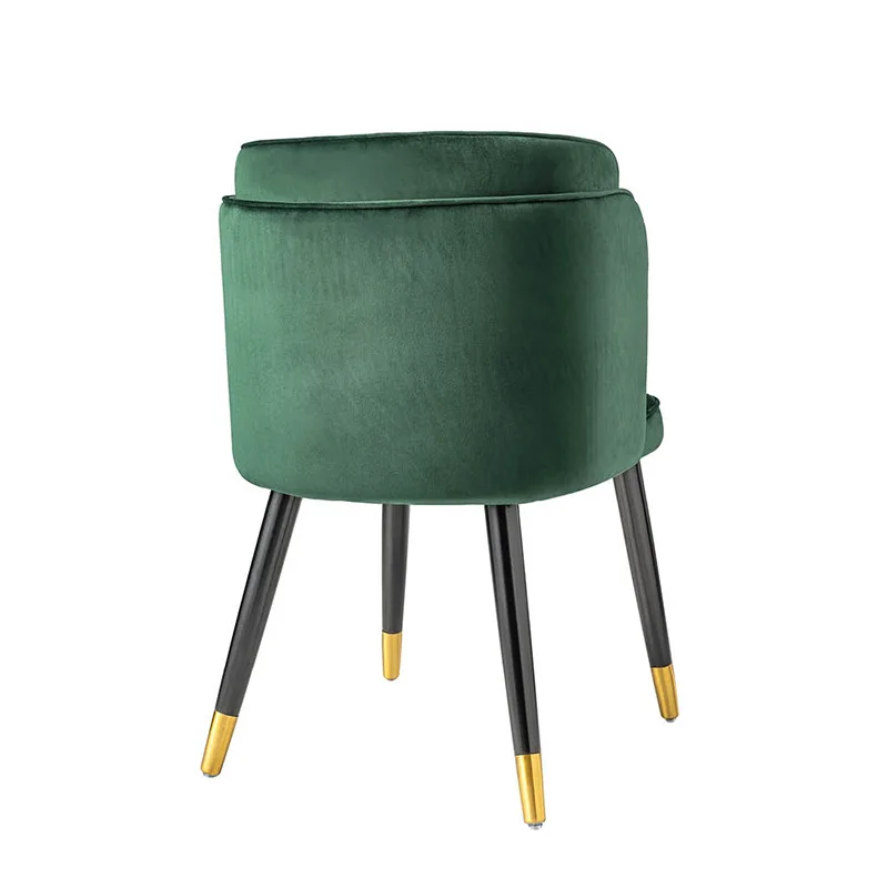 

Nordic light luxury dining chair, home simple Internet celebrity makeup chair, backrest desk
