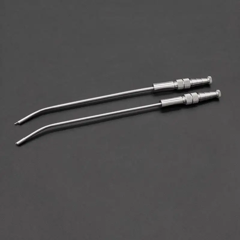 

Oral Suction Tube Stainless Steel Surgical Implantation Sputum Aspirator Metal Straw Gargle