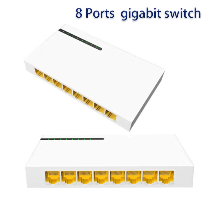 

10/100/1000 Мбит/с Plug and Play игровой гигабитный коммутатор Ethernet Smart Switcher Интернет-сплиттер 8-контактный 8-портовый сетевой коммутатор RJ45