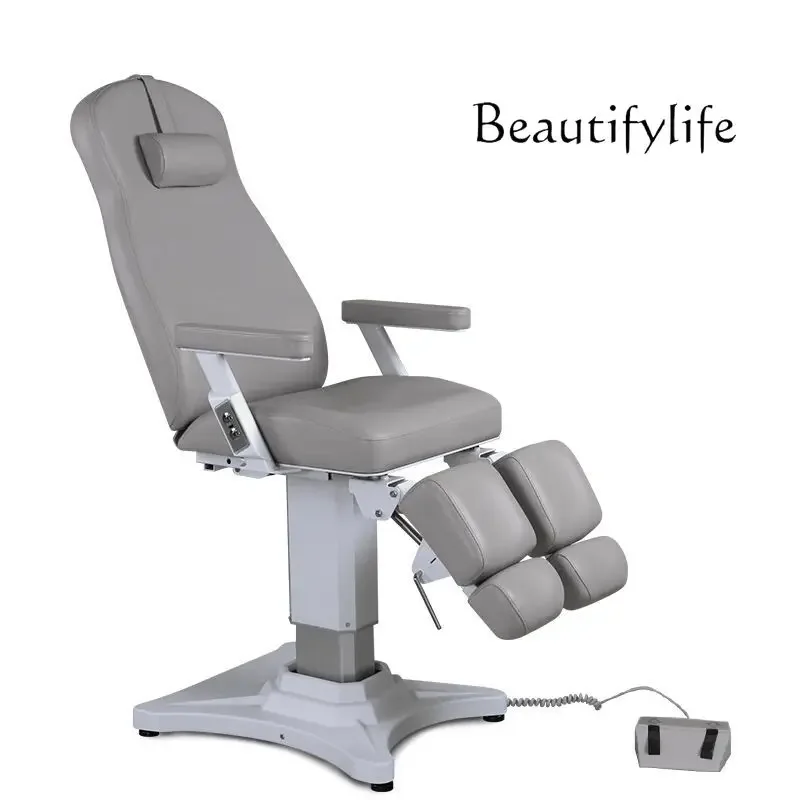 for Beauty Salons Electric Tattoo Couch Eyelash Tattoo Beauty Multifunctional Adjustment Pedicure Nail Scrubbing Chair