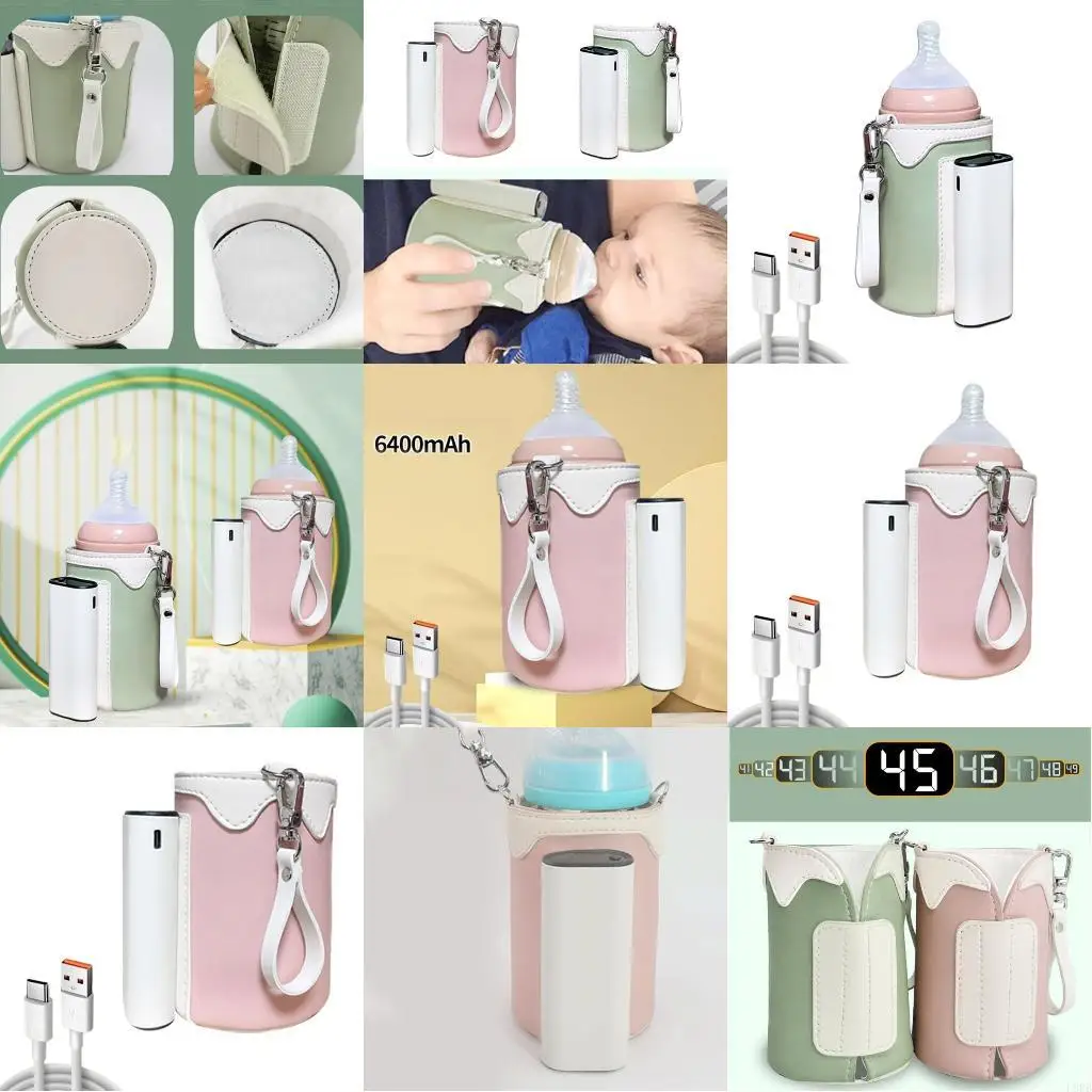 

Беспроводной подогреватель для бутылочек, USB аккумуляторная грелка, долговечная изоляционная нагревательная сумка, подходит для