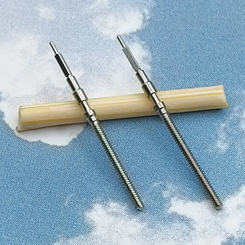 2/4pcs 7S26 Watch Crown Stem Spare Parts Fits 7S26 Movement Watch Replacement Watch Crown Stem Parts image 2