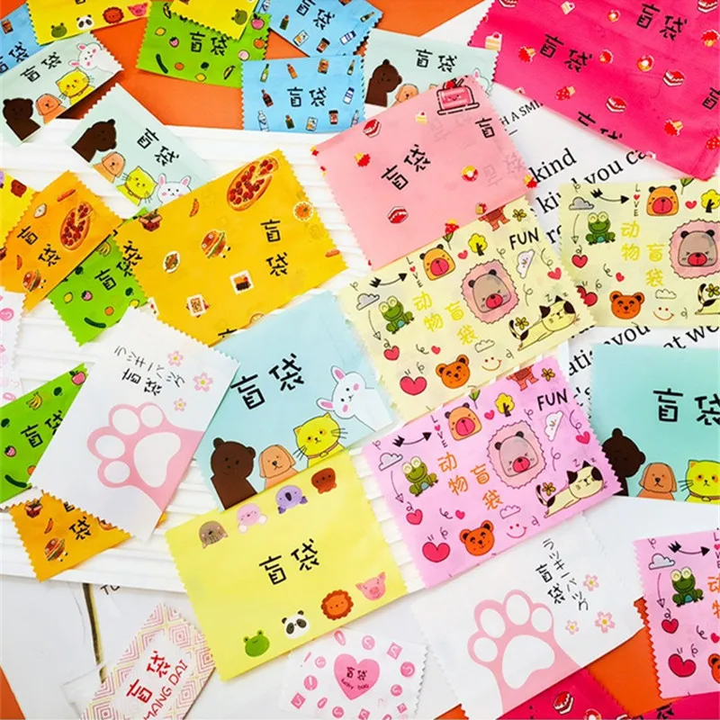 100Pcs Blind Bags New Empty Bag House Decoration Candy Party Gift Packaging More Size Choose