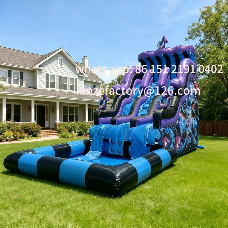 

Customizable Inflatable Slide Pool Castle Outdoor Large Square Stall Commercial Inflatable Water Park