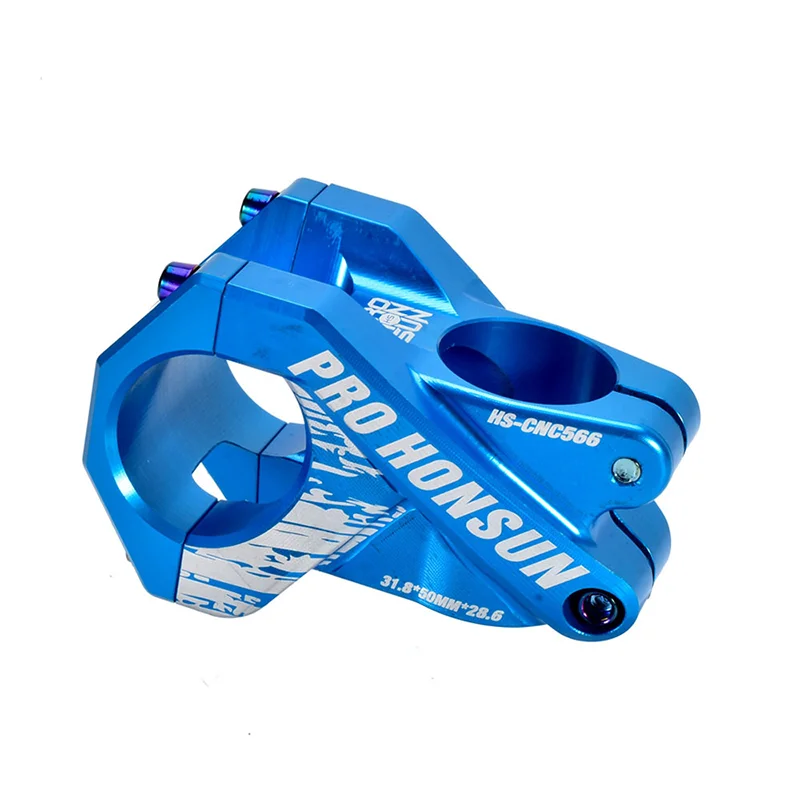 Colorful MTB Bicycle Stem 31.8*50mm Aluminum Alloy CNC Cycling Stem Extender Road Bike Rainbow Stem Riser