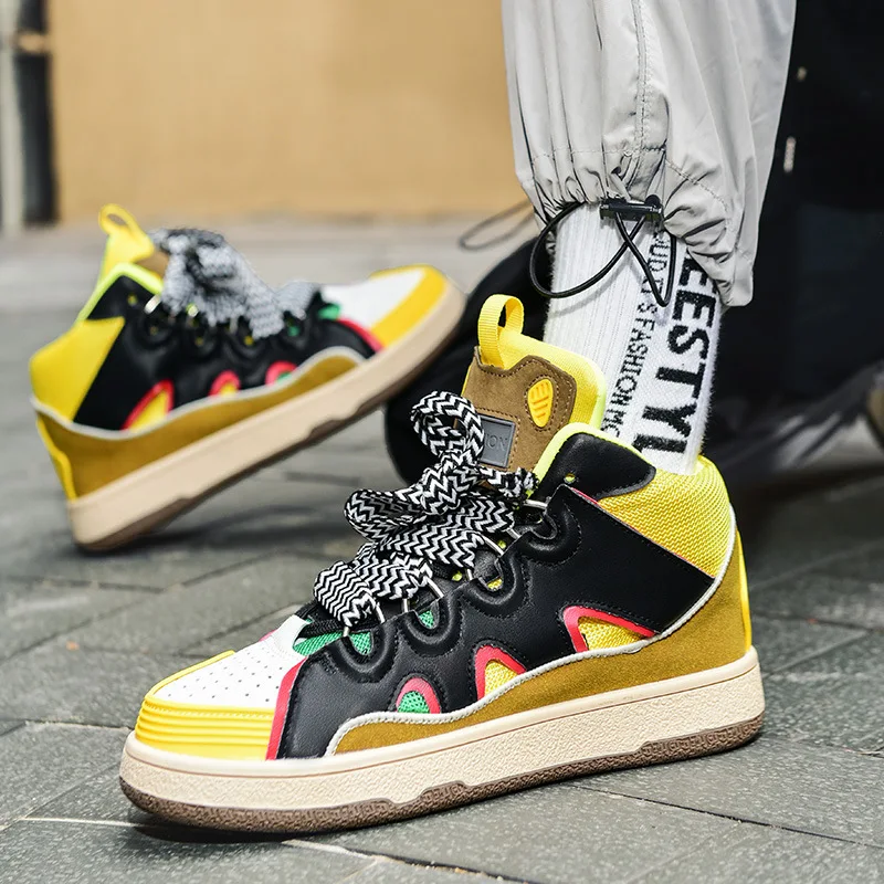 

Зимняя обувь для пар, трендовые осенние повседневные кроссовки, уличная противоскользящая мужская обувь, повседневная обувь высокого качества, модные кроссовки