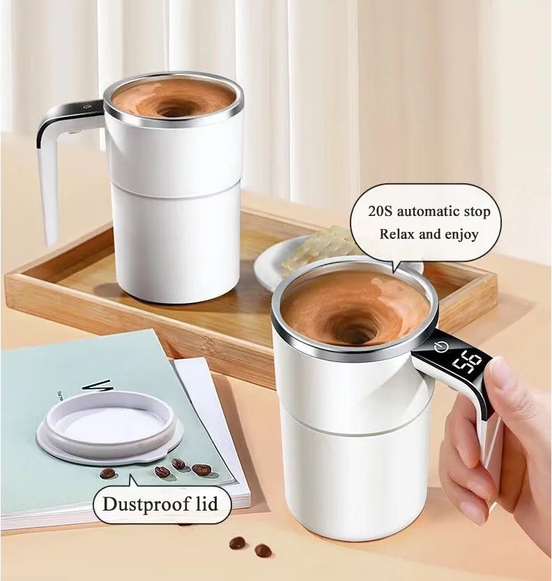 

Intelligent Magnetic Automatic Stirring Cup，Electric Portable Coffee Cup，Protein Shake Juice Mixing Cup，Charging Edition，380ML