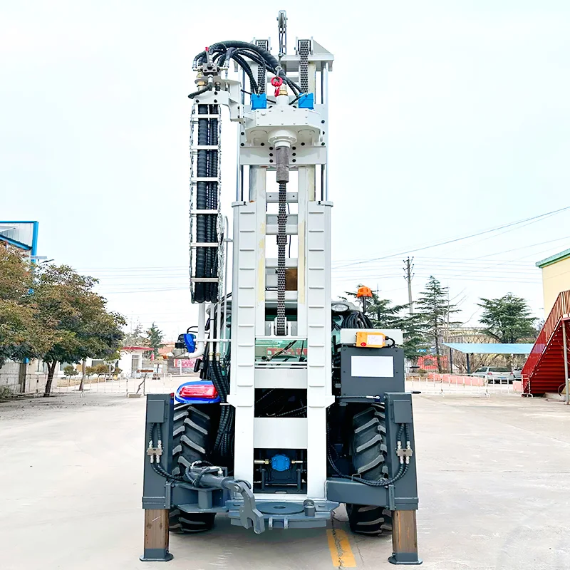 맞춤형 트랙터 보어 파일 드릴링 머신 트랙터 타입 유압식 시추공 수중 시추 장비
