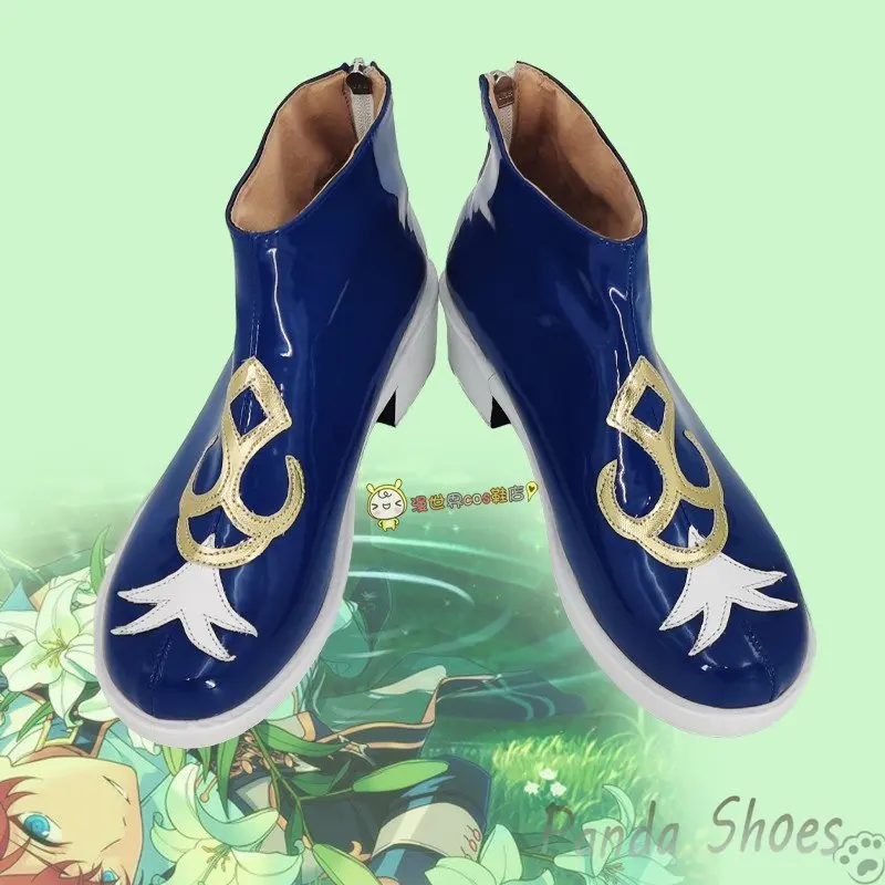 Ensemble Stars Amagi Hiiro Cosplay Shoes Comic Anime Game Cos Long Boots Cosplay Costume Prop Shoes for Con Halloween Party