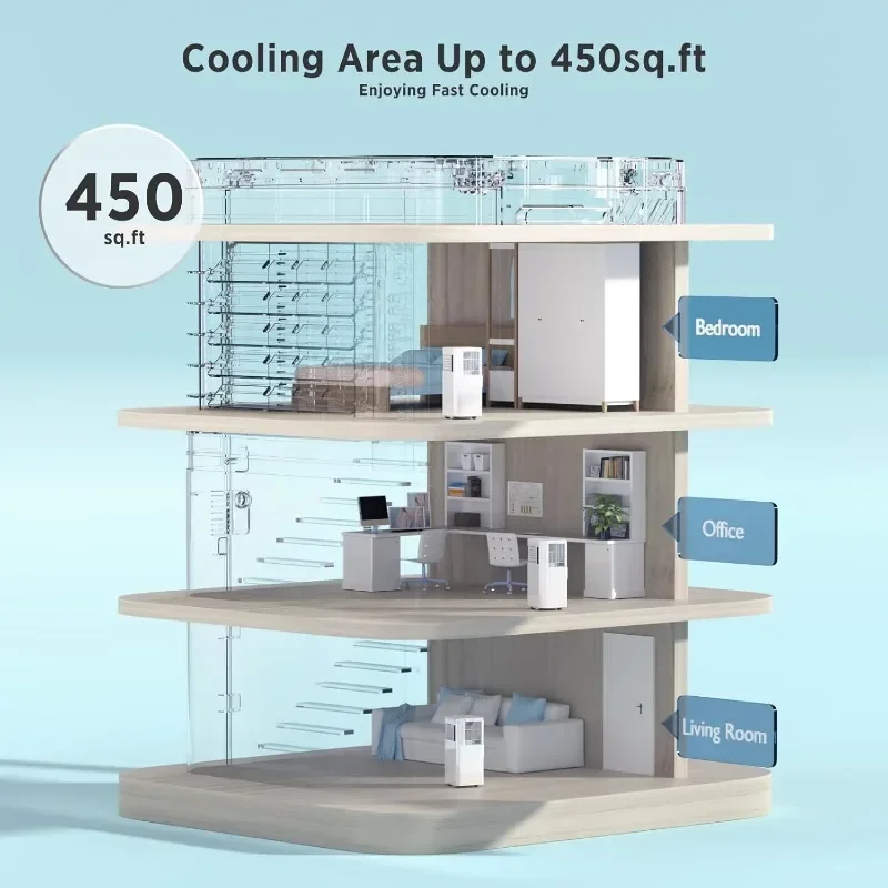 ZAFRO-Climatiseurs portables avec modes de refroidissement, appareils de refroidissement