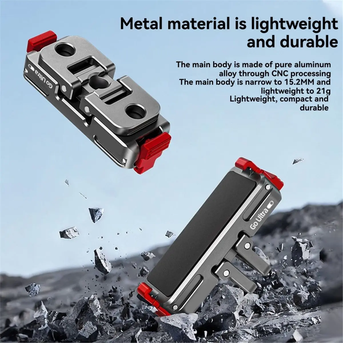 

*A14E для Insta360 Go Ultra, магнитное быстросъемное основание, удлинитель из алюминиевого сплава, держатель адаптера, кронштейн, аксессуары