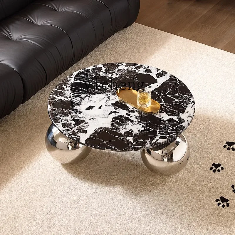 

LSL Minimalist Coffee Table for Living Room, Home Use, Movable, Modern Simple Luxury