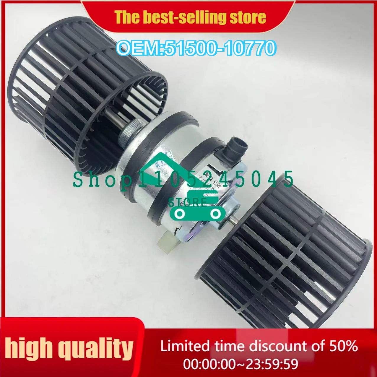 

‎ Мотор вентилятора 24В для грузовиков ZT, номер детали 51500-10770 (AN51500-10770), для колесных погрузчиков WA150-6, WA150PZ-6, WA200-6, WA200PZ-6