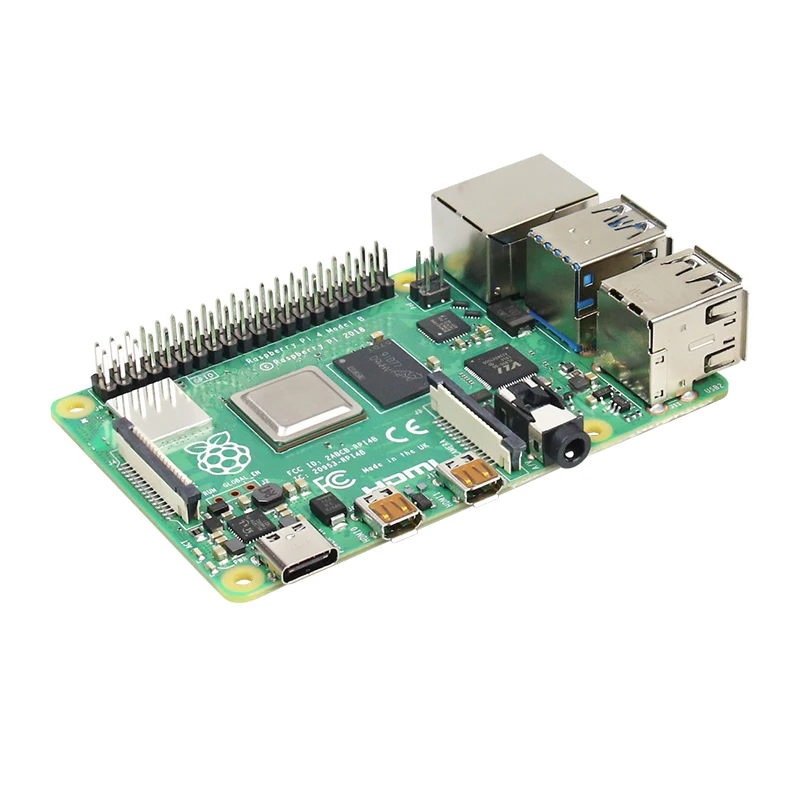 Raspberry Pie 4B Raspberry Pi 4th generation Linux computer AI development board python programming kit