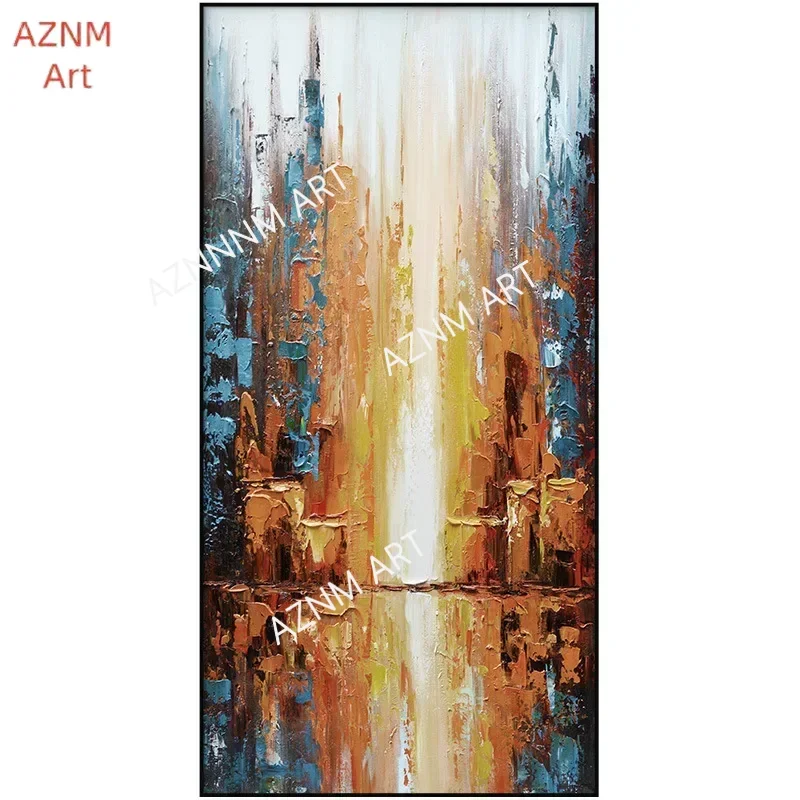 1PC ，Canvas paintings, murals, abstract sea views, oil paintings, sailboats, handmade artworks, wall decorations, home decor,