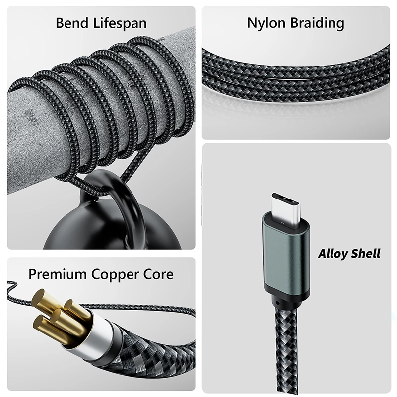 Short Type C USB-C To Micro USB Cable 0.2m USB C to Micro USB OTG sync data charging cable for Samsung xiaomi macbook pro