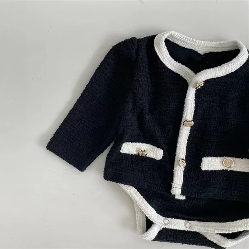 TZ22351 Children’s Clothing Set Autumn&Spring Coat+Shorts for Newborn Baby Sweet Jogger Set 2 Pieces for Toddler Girls