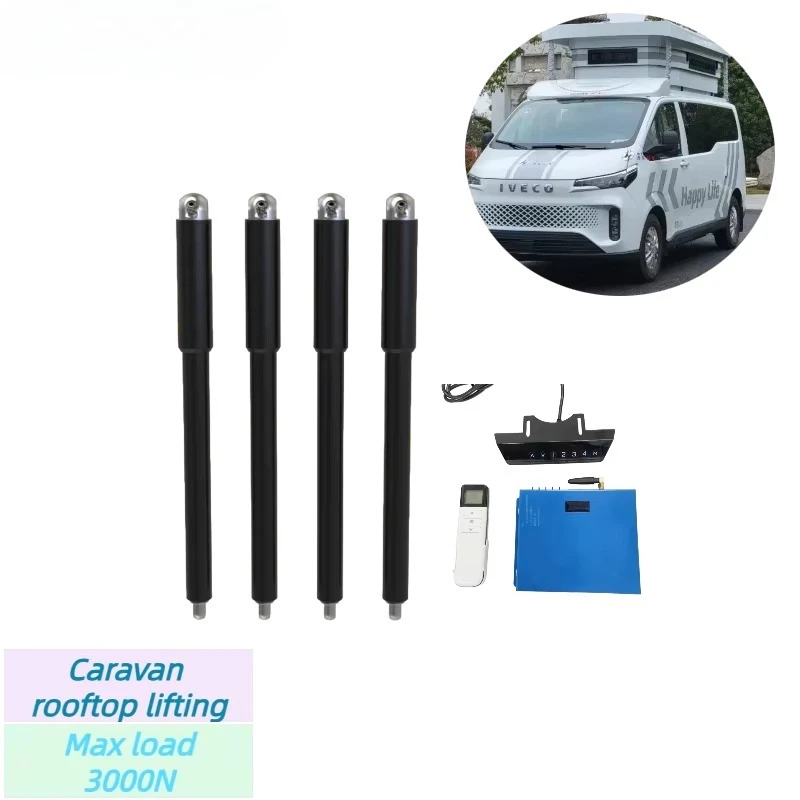 

Four Linear Actuators Lifting Synchronously for Caravans and Truck Camper 3000N