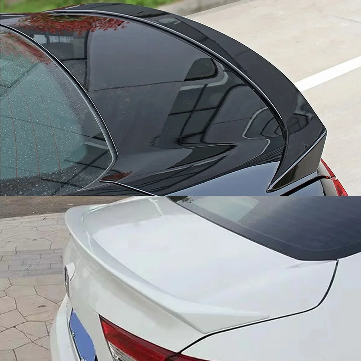 Inspire Rear Wing Glossy Black Sport Style Rear Trunk Wing Body Kit For Honda Accord Inspire 2019-2022 Car Accessories