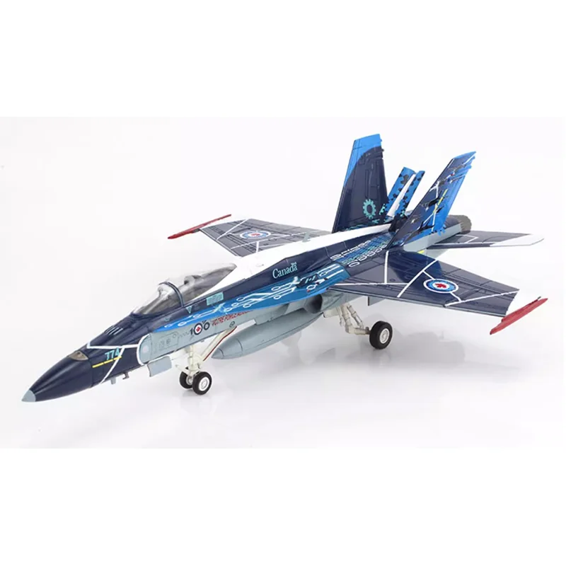

Литая под давлением модель истребителя Royal Canadian Air Force CF-188, масштаб 1/72, имитация готовой военной модели, коллекция самолетов