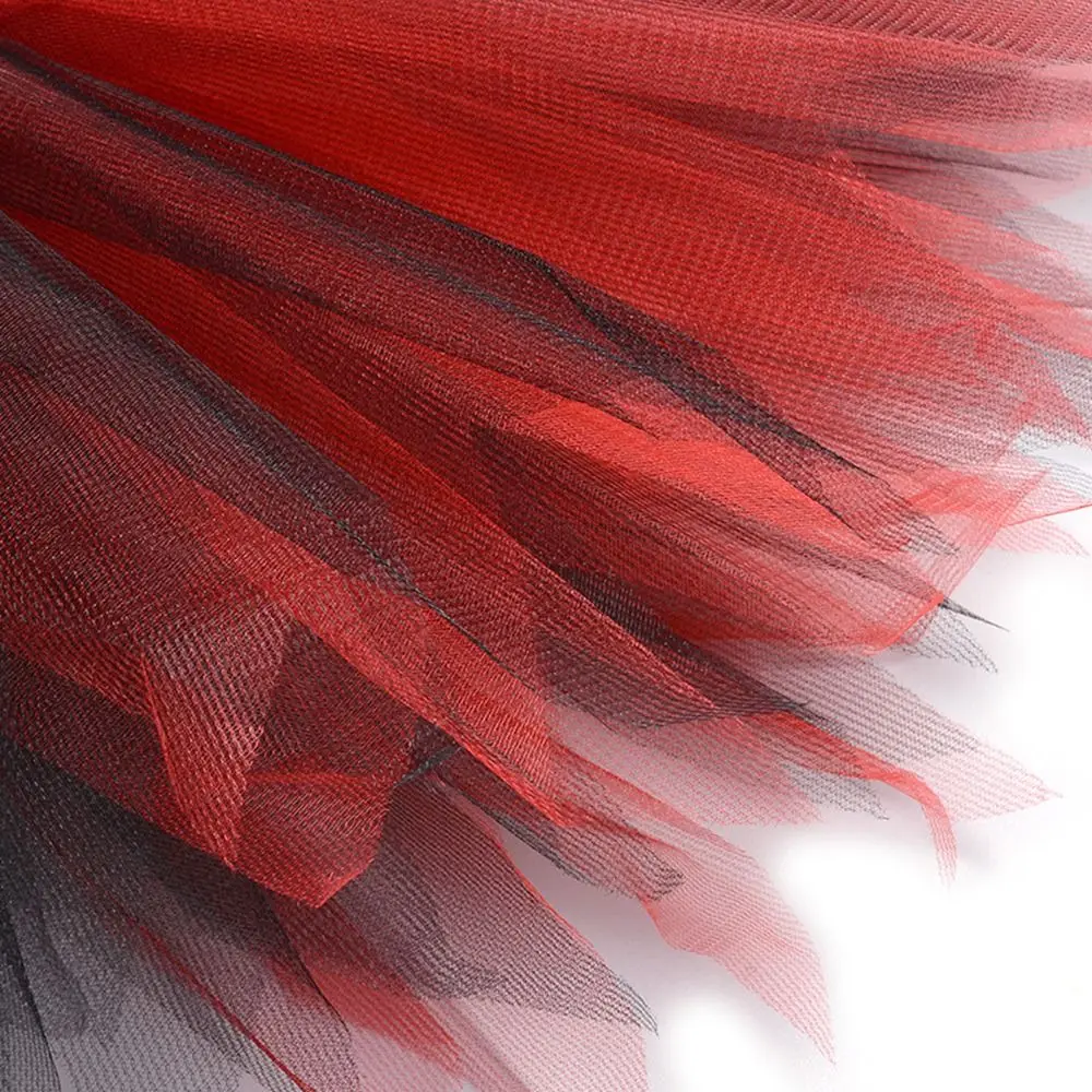 تنورة رقص تول ملونة للأطفال ، تنورات باليه ، تنورة توتو ، قوس قزح ، ملونة ، موضة