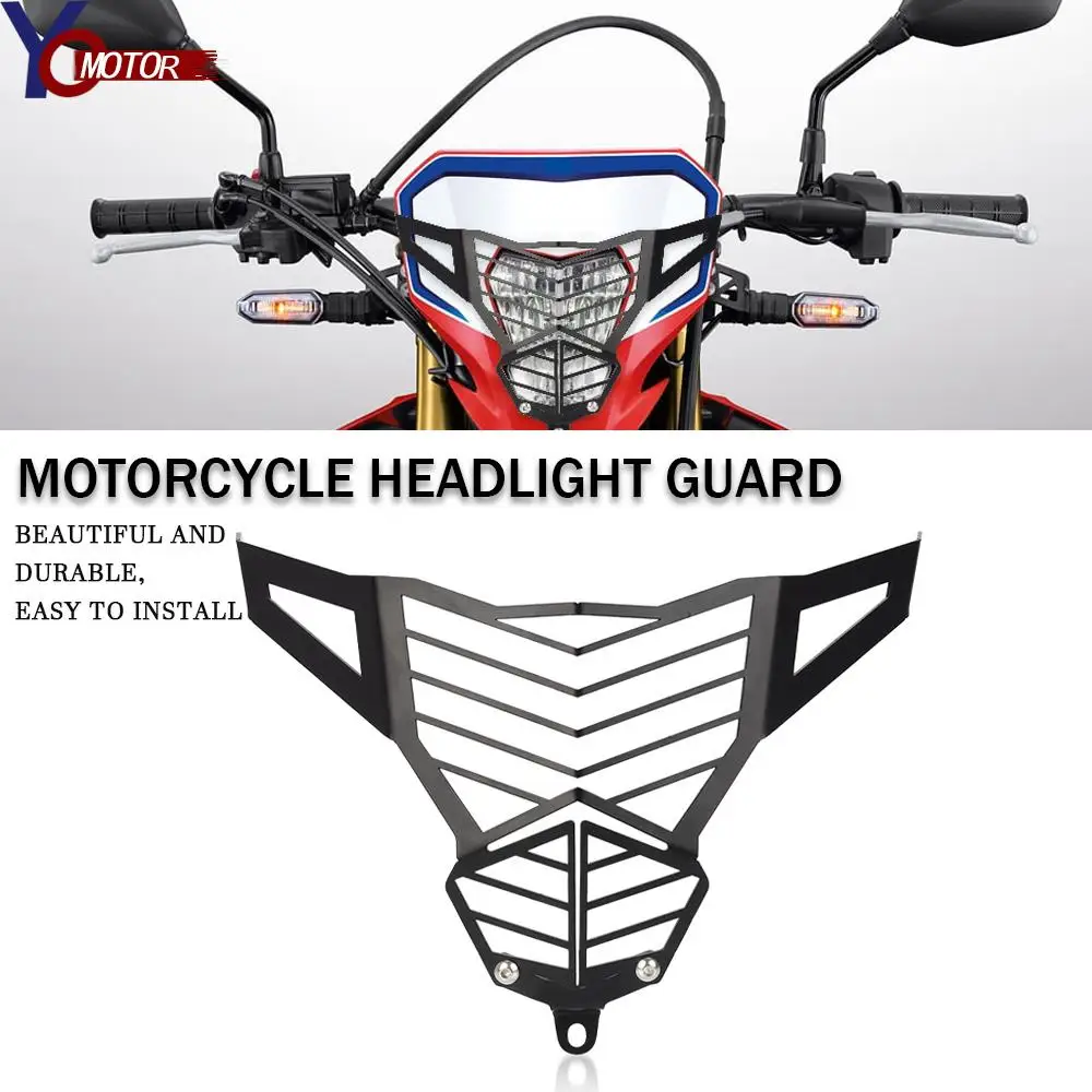 

New For Honda CRF250L CRF300L 2021 2022 2023 CRF 300L CRF 250 L Motorcycle Accessories Headlight Guard Grille Protector Cover