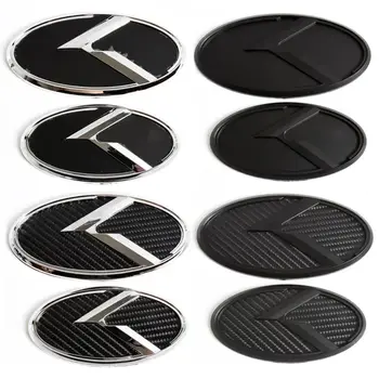 1個3D ABS K標誌汽車前引擎蓋後行李箱標誌徽章貼紙,適用於起亞獅跑、索蘭托、遠艦、福瑞迪、銳歐、斯汀格、K5 10 最佳銷售 起亞Stinger標誌 - №5