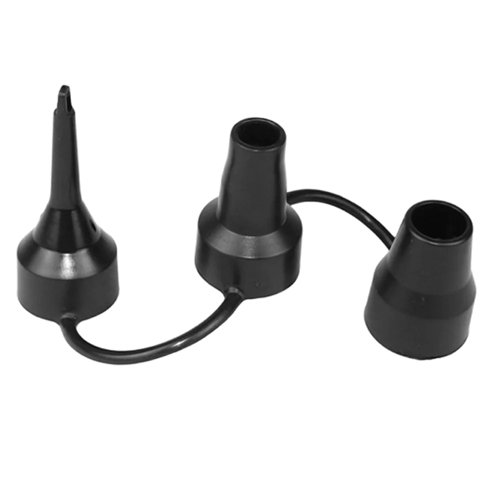Air Pump Nozzle Mattress Replacement Nozzles Vacuum for Inflatables Black Plastic