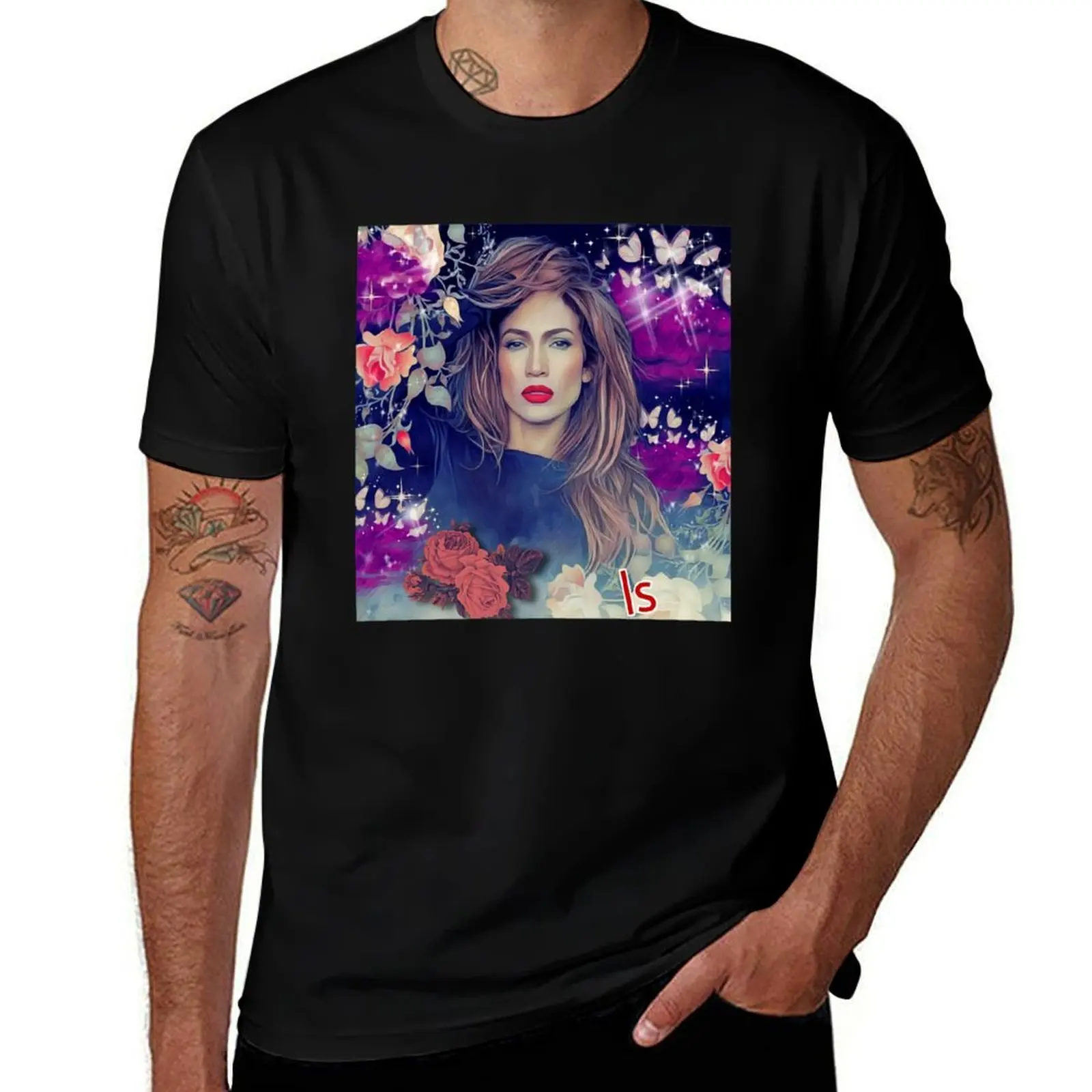 Jennifer lopez T-Shirt Basic All Season Solid T-Shirt