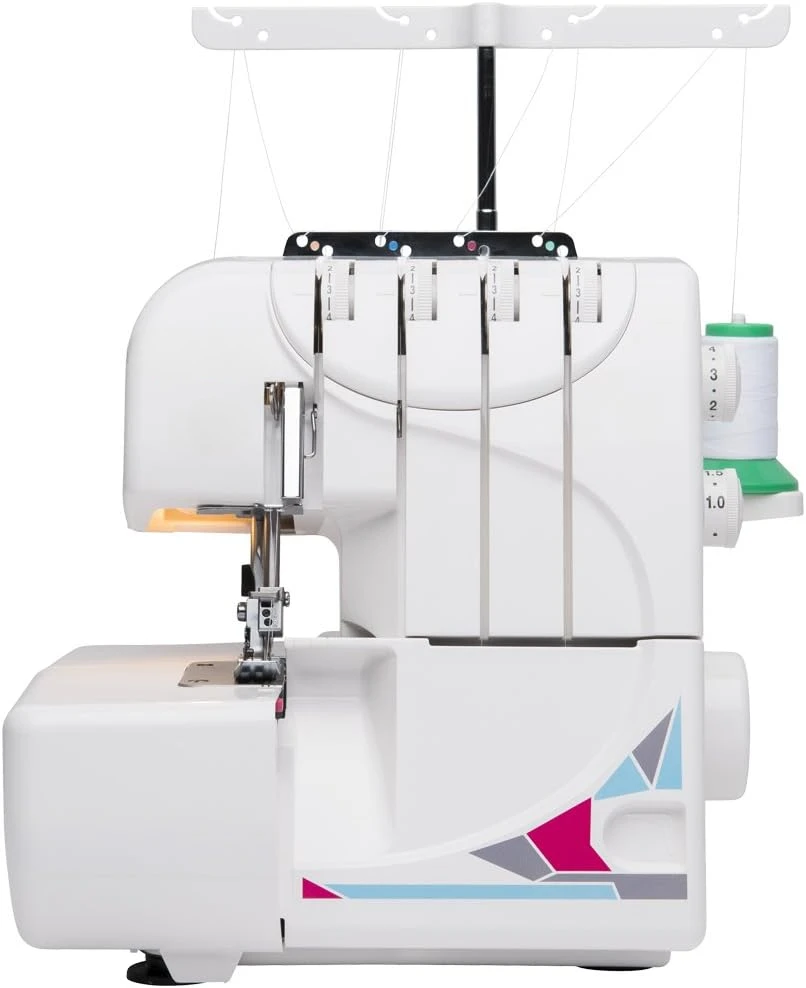 

MOD-8933 Serger with Lay-In Threading, 3 and 4 Thread Convertible with Differential Feed WHITE