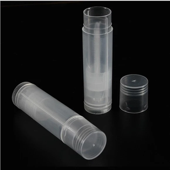 100 pz/lPack Vuoto Trasparente Lip Blam Tubi Contenitori Cosmetici Tubo Rossetto Trasparente lip Gloss tubi HZ01