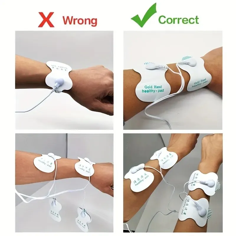 8 Mode TENS Massager EMS Muscle Stimulator Massager With Electrode Patches Set for Full Body Relaxation and Muscle Therapy Care