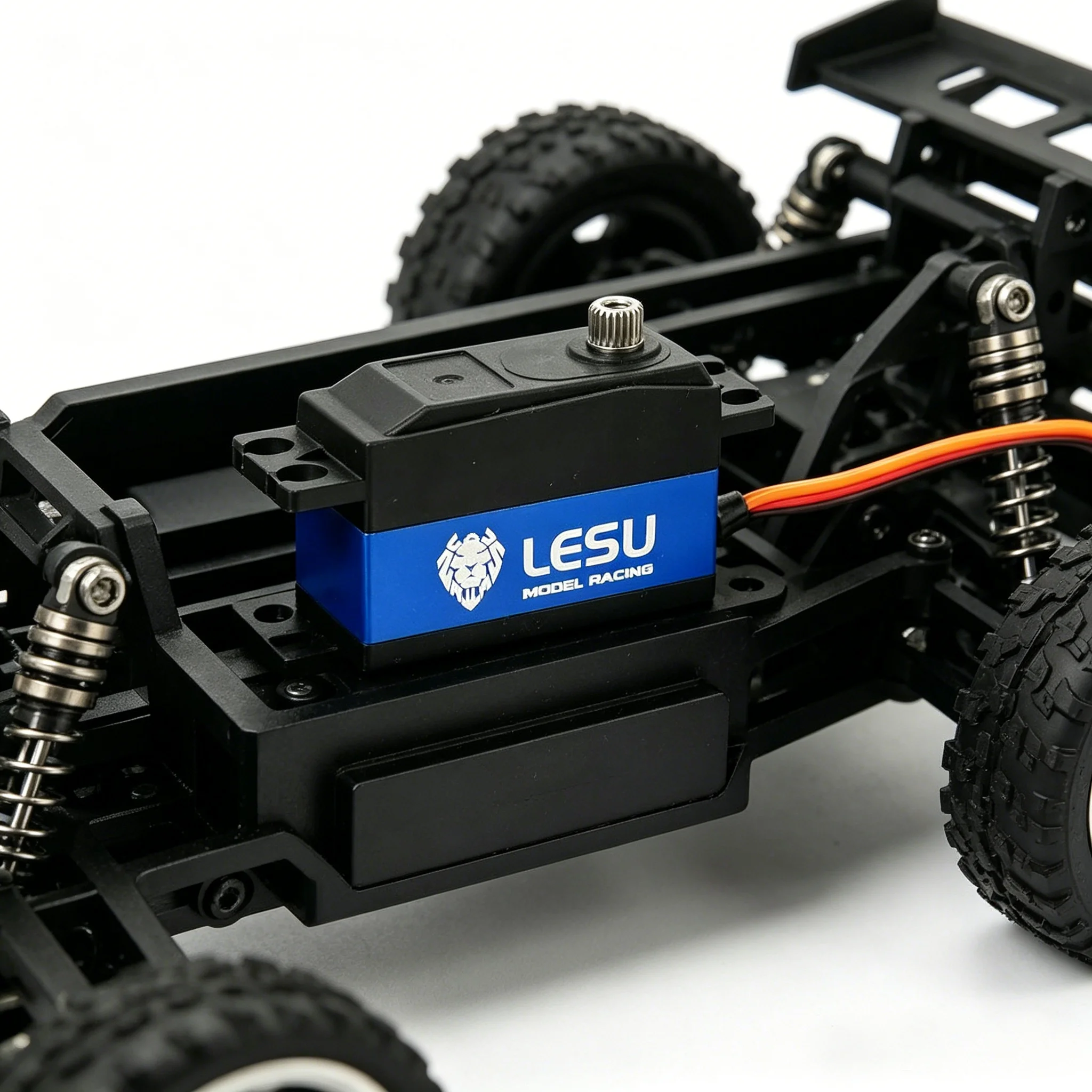 Engranaje Metálico RC 1/14 LESU para Excavadora Hidráulica Tamiya, Camión Volquete, Camión Tripper SCANIA MAN VOLVO, Piezas DIY