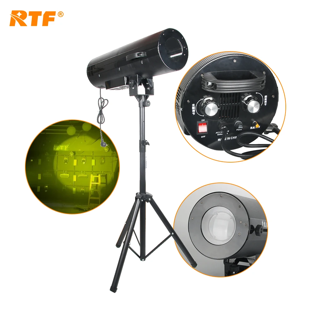 Stage light professional 5 colors with zoom 330w LED follow spot light for wedding party