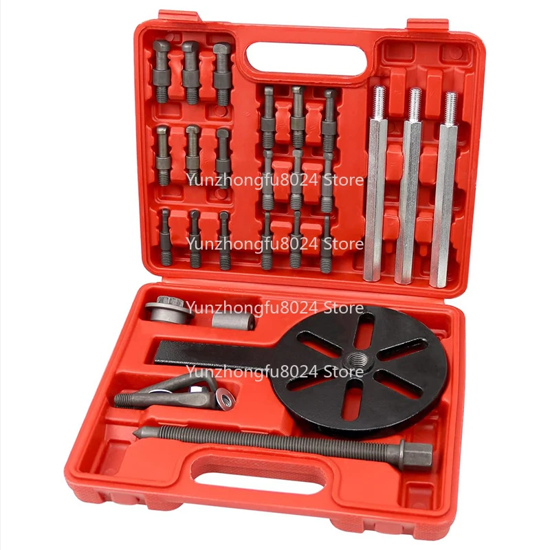 21 in 1 Bearing Puller Set Bearing Removal Tool 3 Jaw Puller Removal Inner Hole Removal Tool with Plastic Box