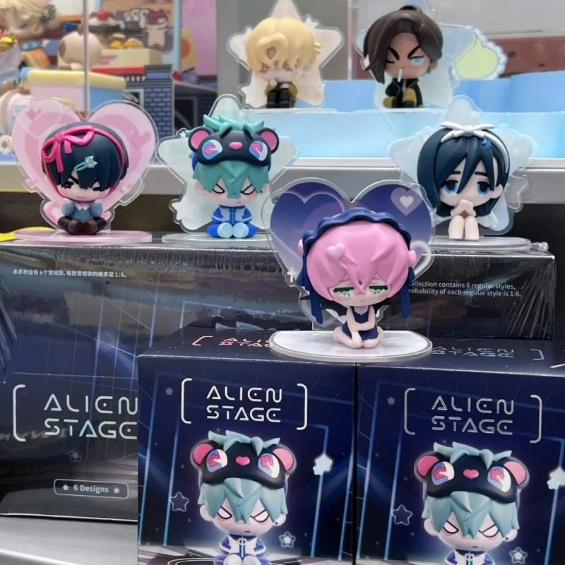 

Alien Stage Free Stage Series Blind Box Cute Mizi Sua Till Ivan Luka Hyuna Figure Mystery Box Toys Collect Model Surprise Gift
