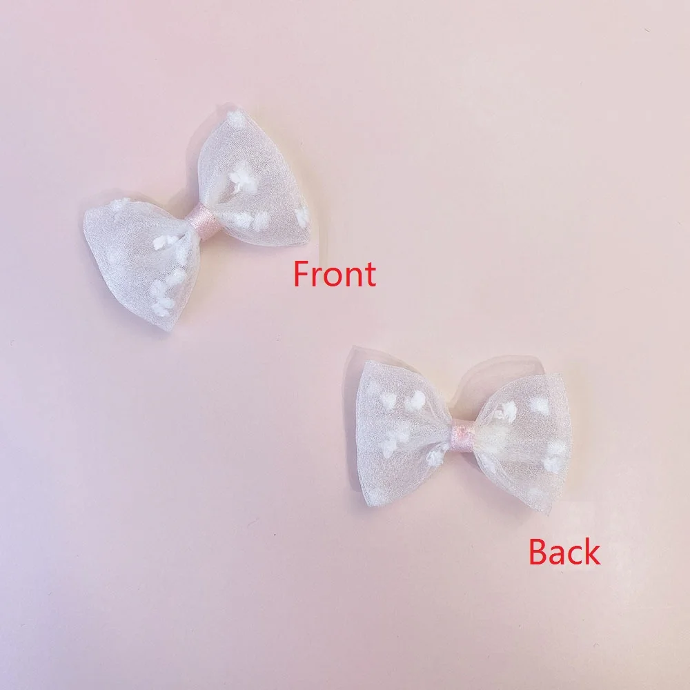 10PCS Organza Bow Accessories Clothing Accessories DIY Headdress Clothes Fitting Socks Hat Bow Decoration Materials