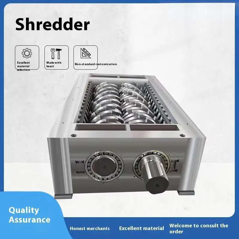 1500 Type Furniture Industry Solid Waste Metal Waste Industrial Crusher Multi Functional Shredder Plastic Waste Paper Shell