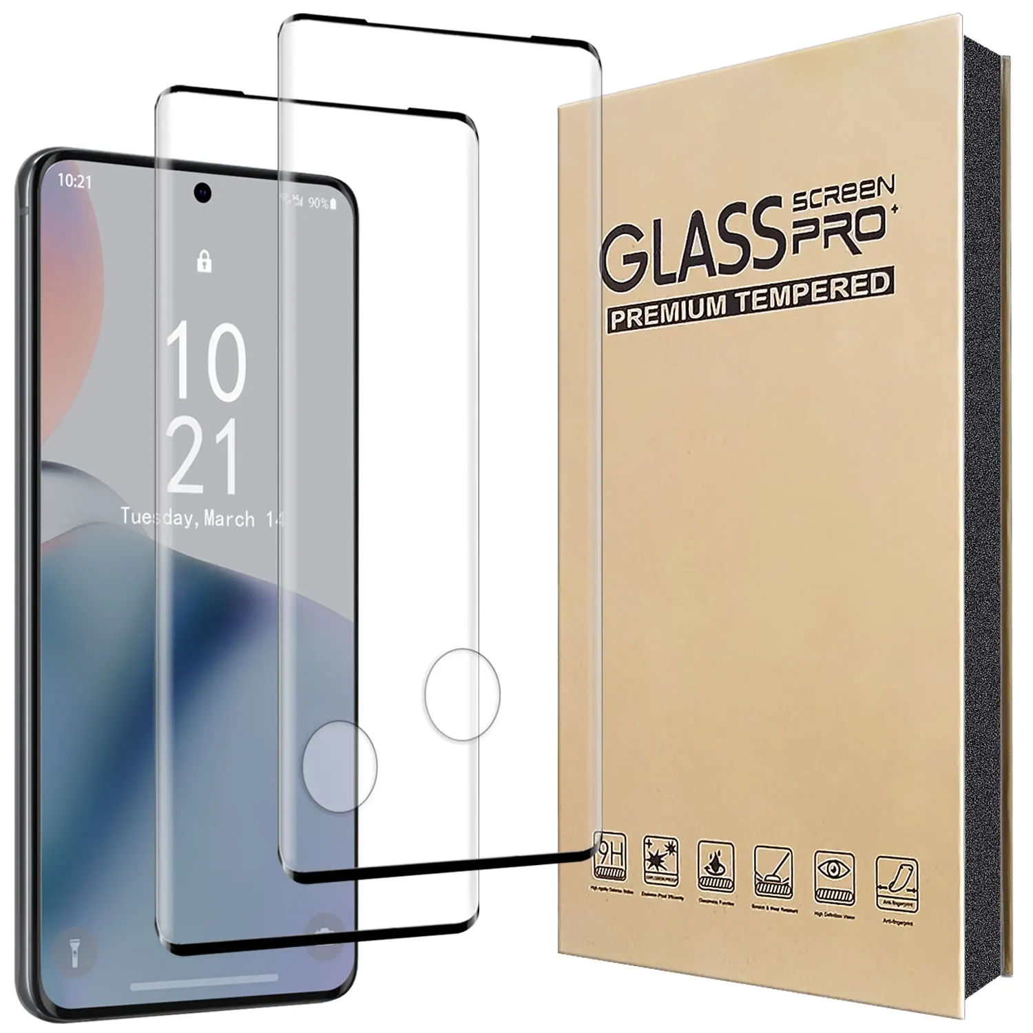 

2Packs Clear Tempered Glass Case Friendly Film Screen Protector For Samsung For Galaxy S20/S20 Plus/S20 Ultra/S20 FE