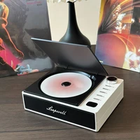 Reproductor de CD portátil Walkman Bluetooth reproductor de CD estéreo sin pérdidas altavoz incorporado reproductor de álbum de discos de CD Vintage reproductor todo en uno