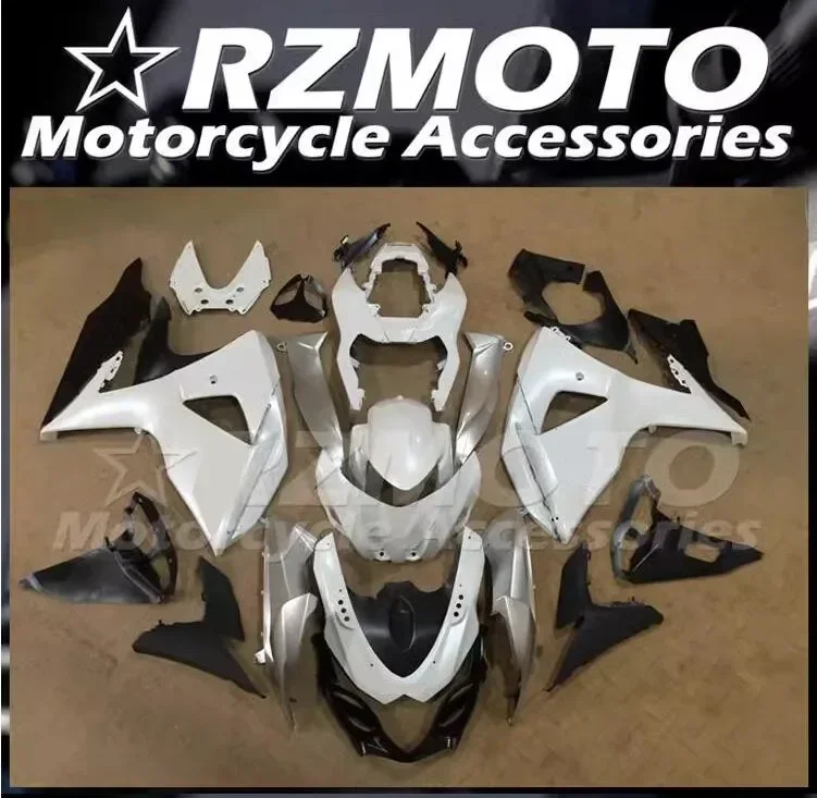 

4Gifts New ABS Fairings Kit Fit for SUZUKI 1000 K9 2009 2010 2011 2012 2013 2014 2015 2016 L3 L4 Bodywork Set Silver White