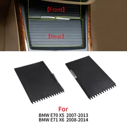 For BMW E70 E71 E72 Car Front Armrest Box Rolling Blind Shutter Rear Seat Interior Drink Water Cup Holder Cover For BMW X5 X6