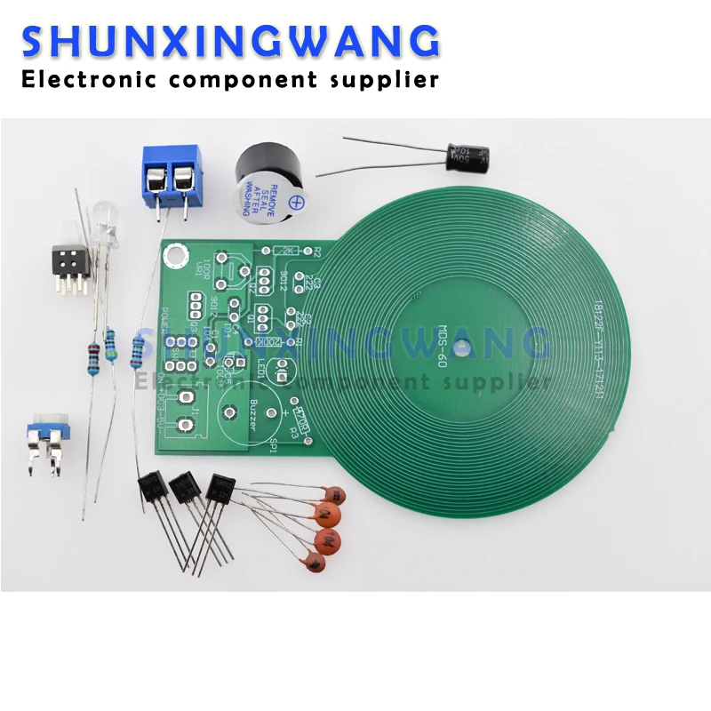 DIY Kit Metall Detektor Kit Elektronische Kit DC 3V-5V 60mm Nicht-kontaktieren Sensor Board modul DIY Teil Metall Detektor