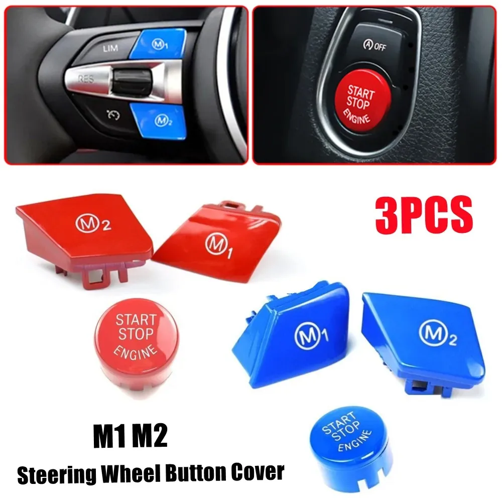 Engine Start Stop Button Steering Wheel M1 M2 For BMW M3 M4 M5 M6 X5M X6M F80 F82 F83 F10 F15 F16 F21 F30 F32 F33 F36 F06 F12