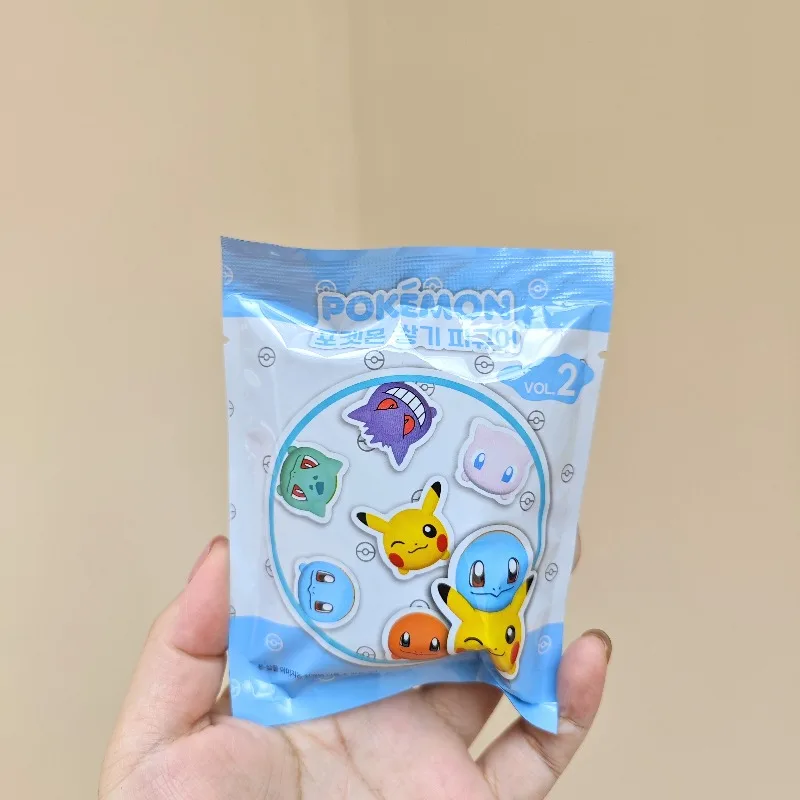 Pokemon Planking Mini caja ciega de juguete personajes de dibujos animados de Anime Pikachu Gengar Bulbasaur Mew figuras coleccionables de escritorio