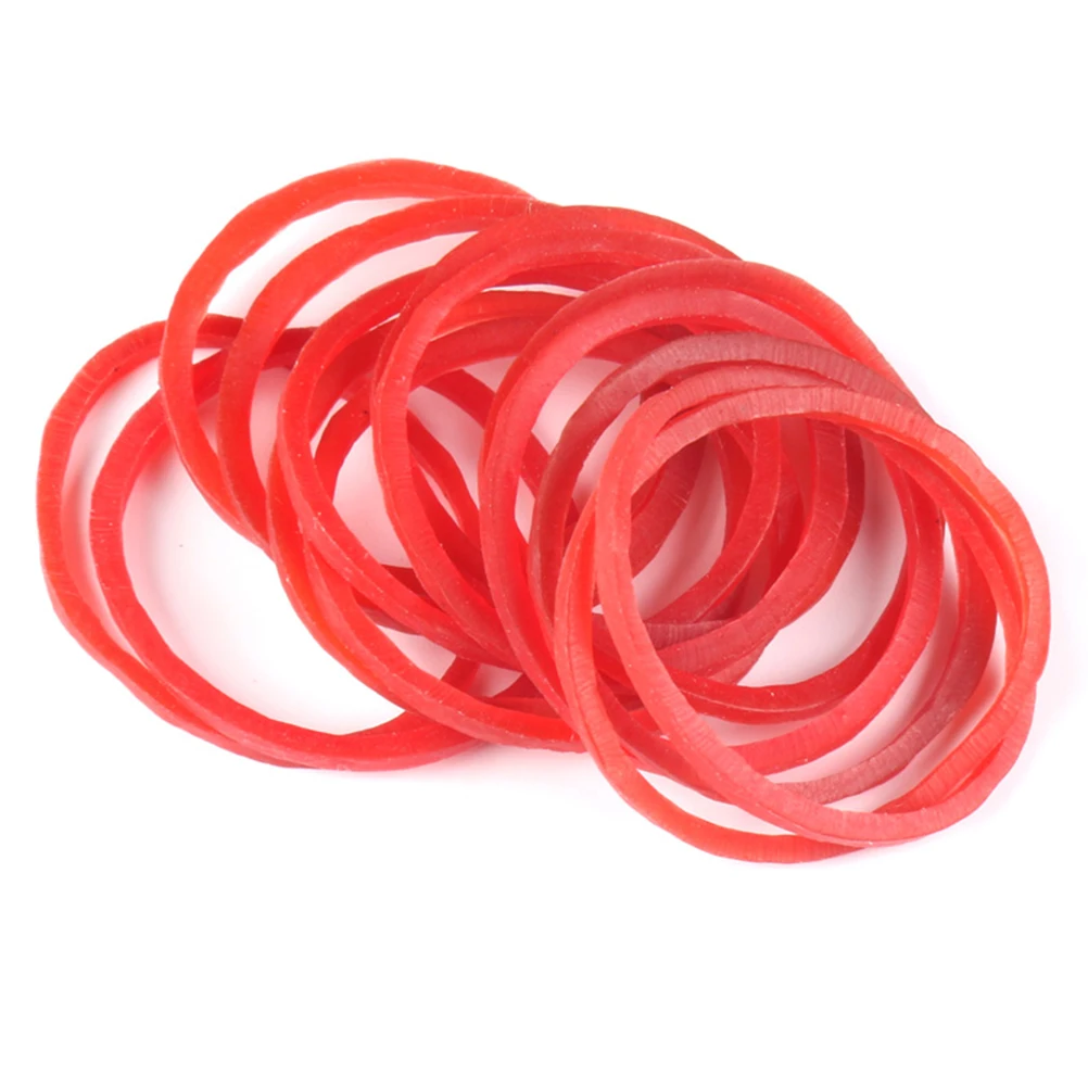 Per 500G Red Rubber Bands for Vegetable Tying Strong Elastic Bands for DIY Craft Furniture Fixing Reusable Kitchen