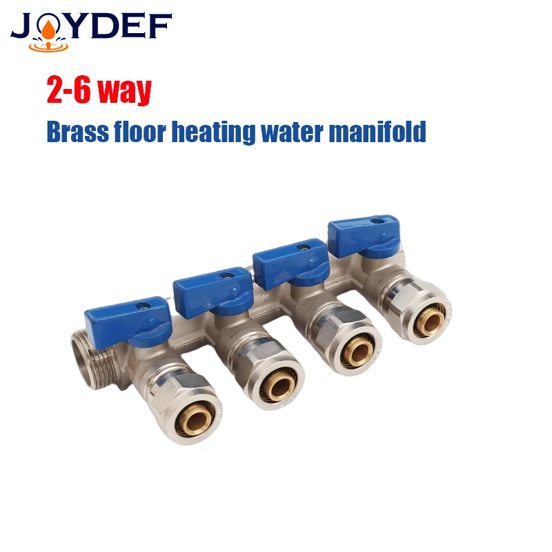 

DN20 DN25 ABST PEX 2-6ways Brass Manifold Water Distribution Plumbing Manifolds