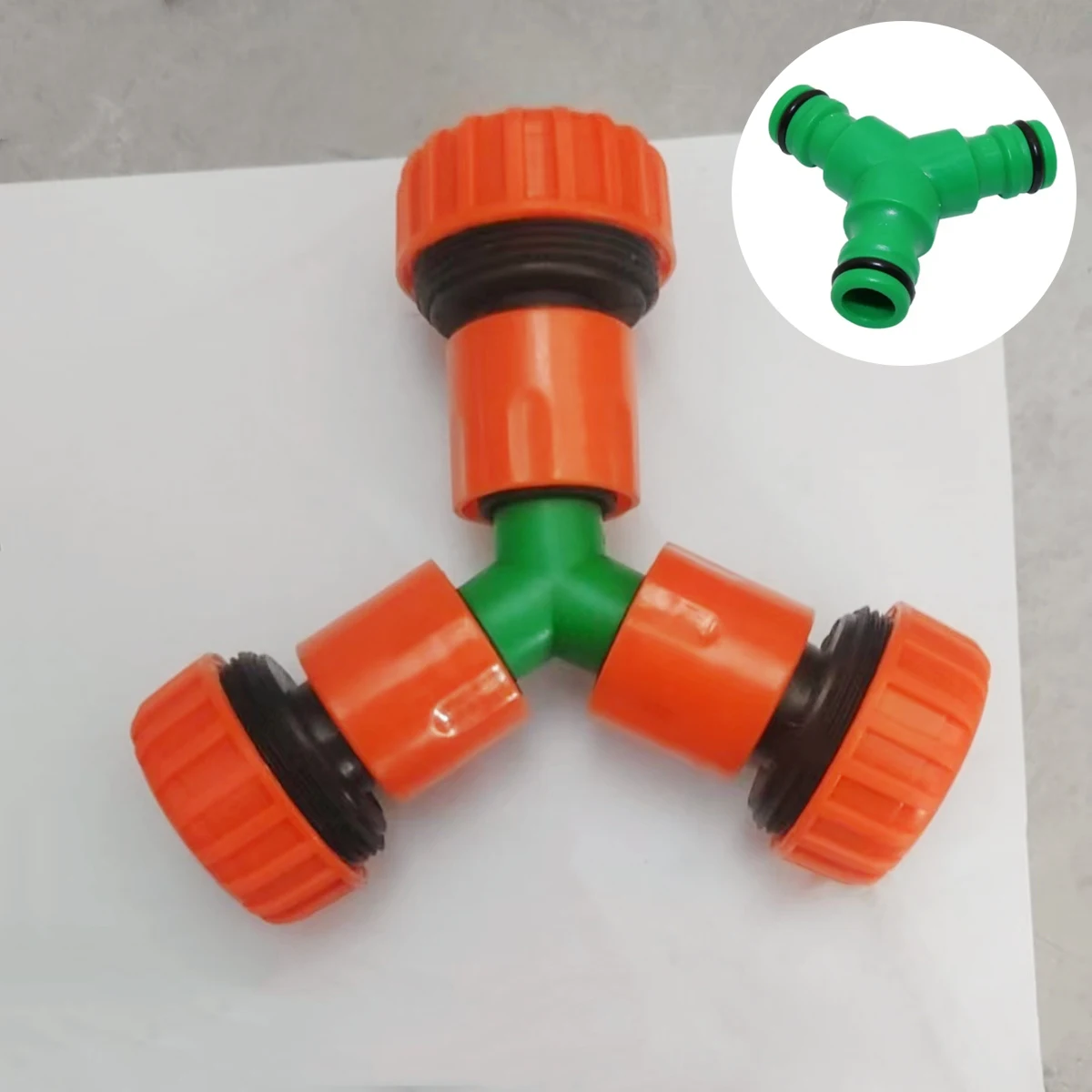2-way 3-way Nipple Connectors 16mm Hose Quick Joints 1/2