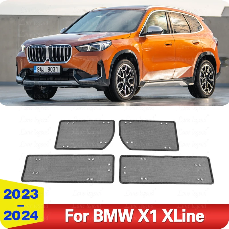 Car Insect-proof Air Inlet Protection Cove For BMW X1 Xline 2023-2024 Airin Insert Net Vent Racing Grill Filter Accessories