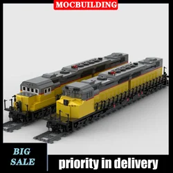 MOC Remote Control Model Train Building Block City Locomotive Building Railway Collection Series Boy Toys Gifts